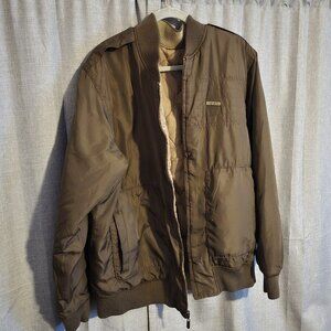 Ecko Unlimited Men’s Brown Jacket reversible LARGE